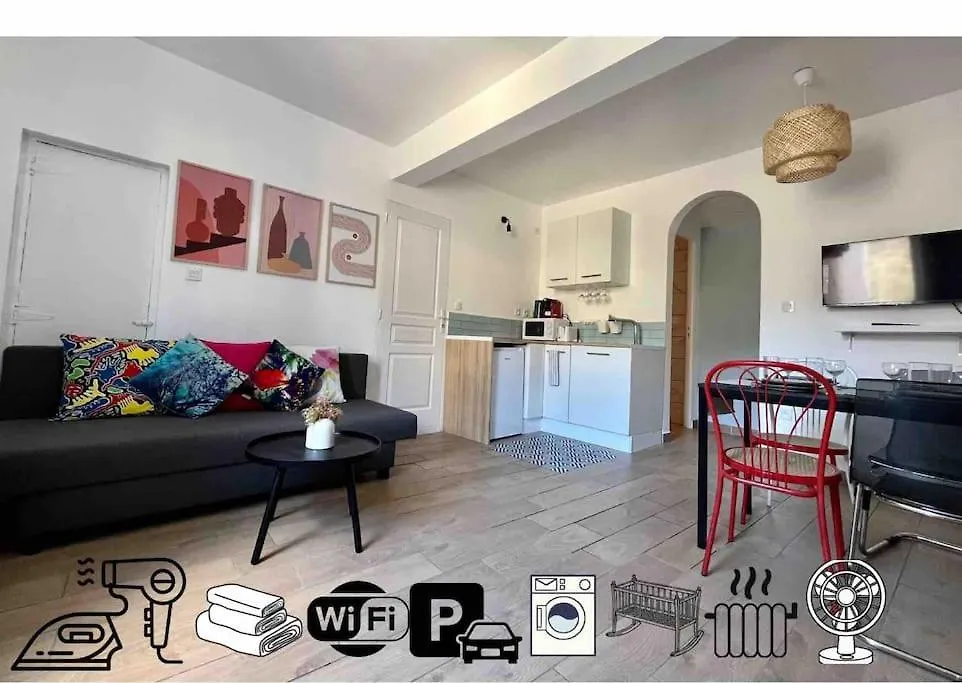 Appart Totoro @ Free Parking/Wifi/Draps Thiers Apartment